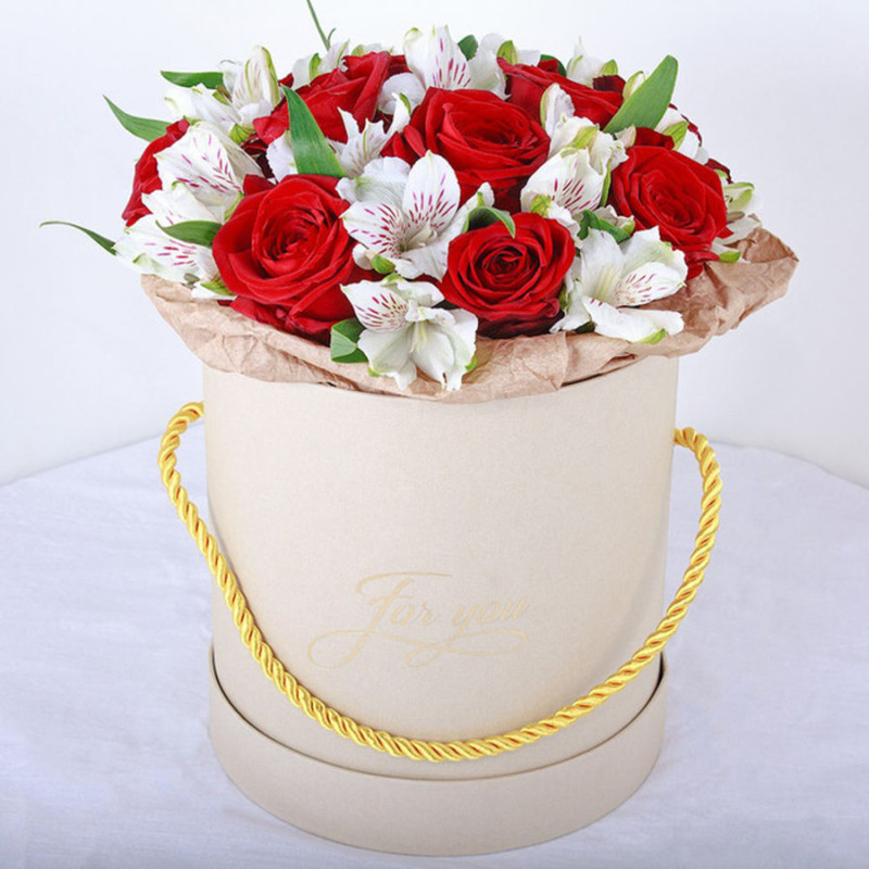 Box with flowers "Your dreams", standart
