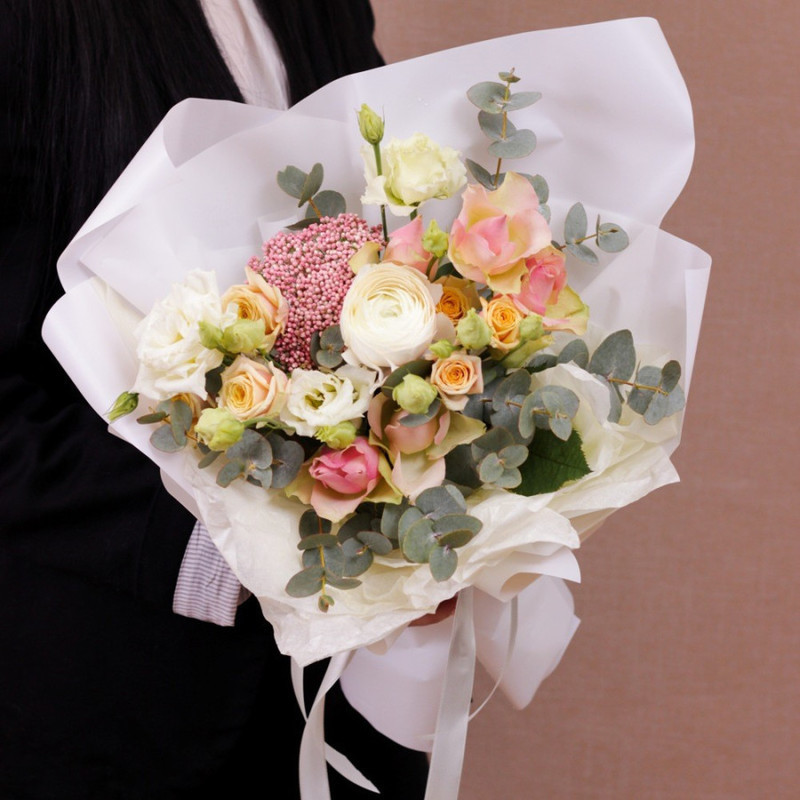 Bouquet with ranunculus "I Love You", standart