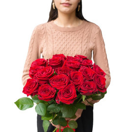 19 roses 70 cm