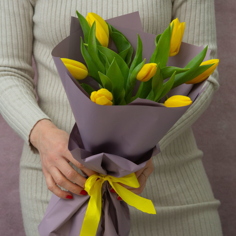 Yellow tulips (7), standart