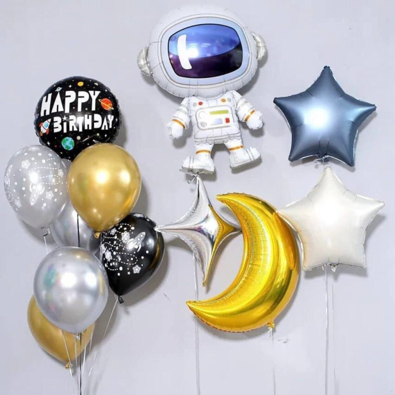Balloons for April 12 Cosmonautics Day, standart