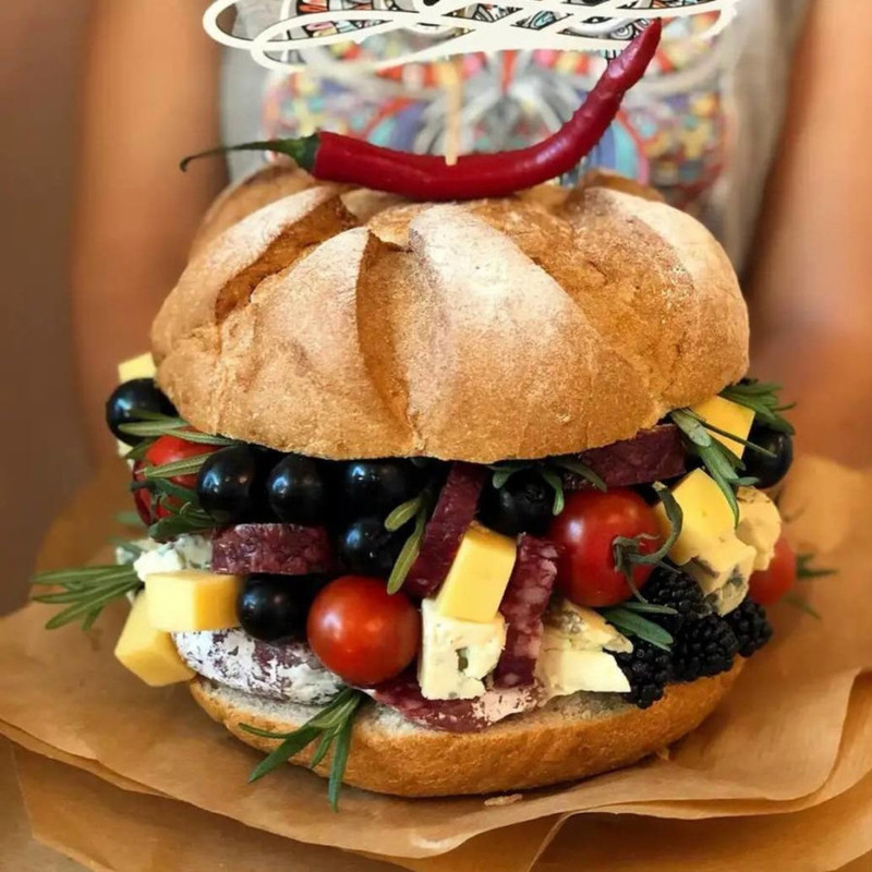 Male bouquet burger, standart