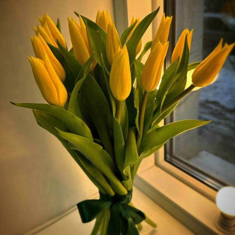 Bouquet of 15 tulips (code 114), standart