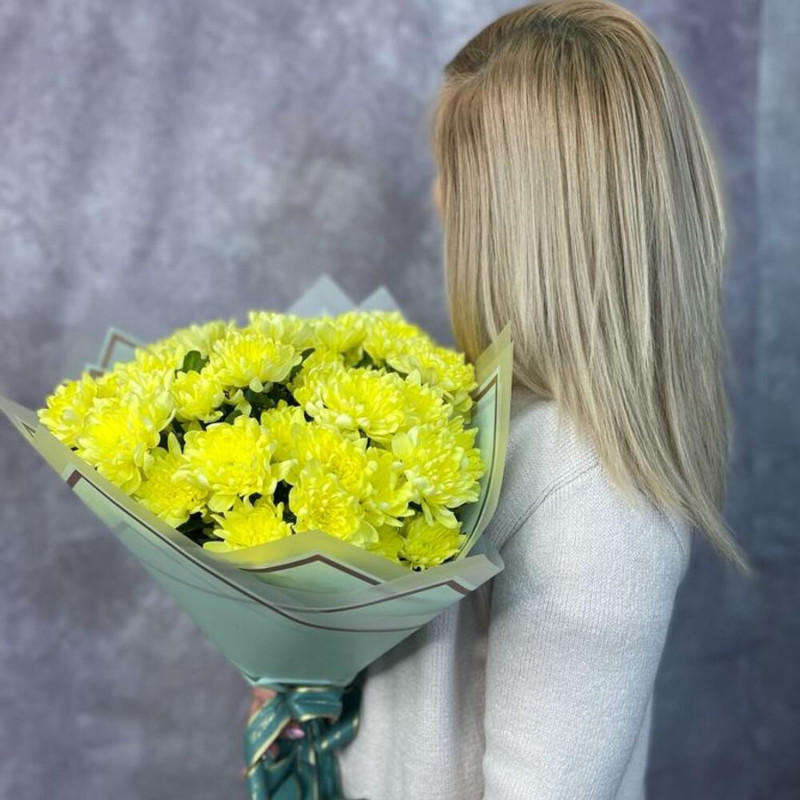 Bouquet of 15 chrysanthemums 0064646, standart
