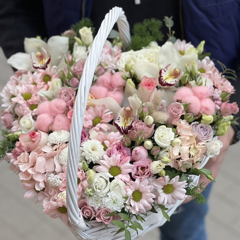 Basket of flowers, standart