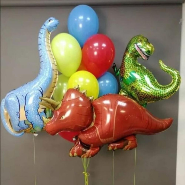 Воздушные шары Динозавры, стандартный