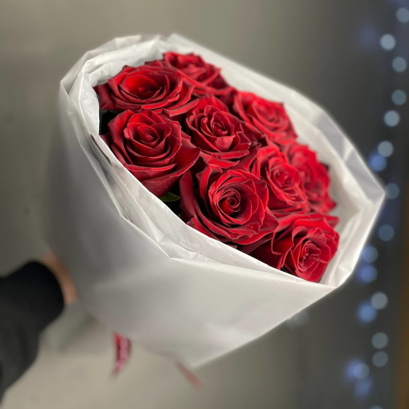 Bouquet of red roses Ecuador, standart