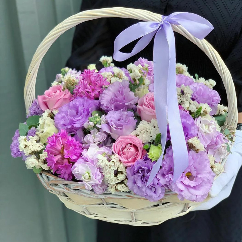 Flowers in a basket "An amazing day!", standart