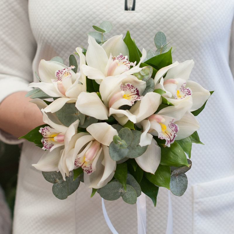Bridal bouquet "Ivory" (with boutonniere), standart