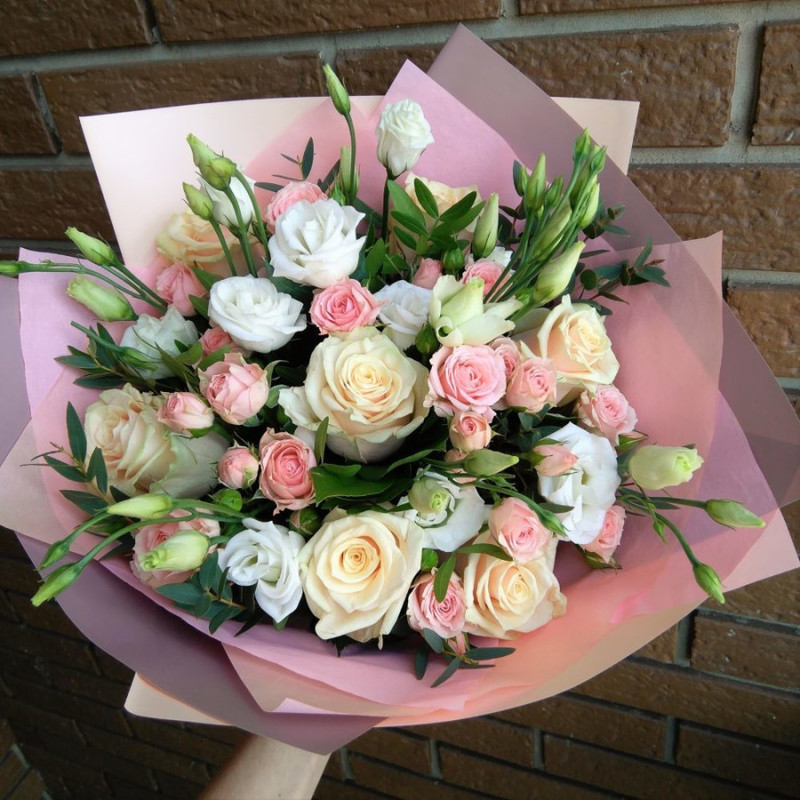 Compliment from peony spray roses, standart