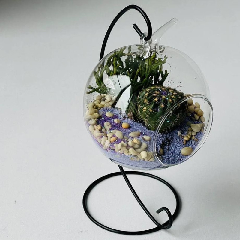 Mini florarium on suspension, standart