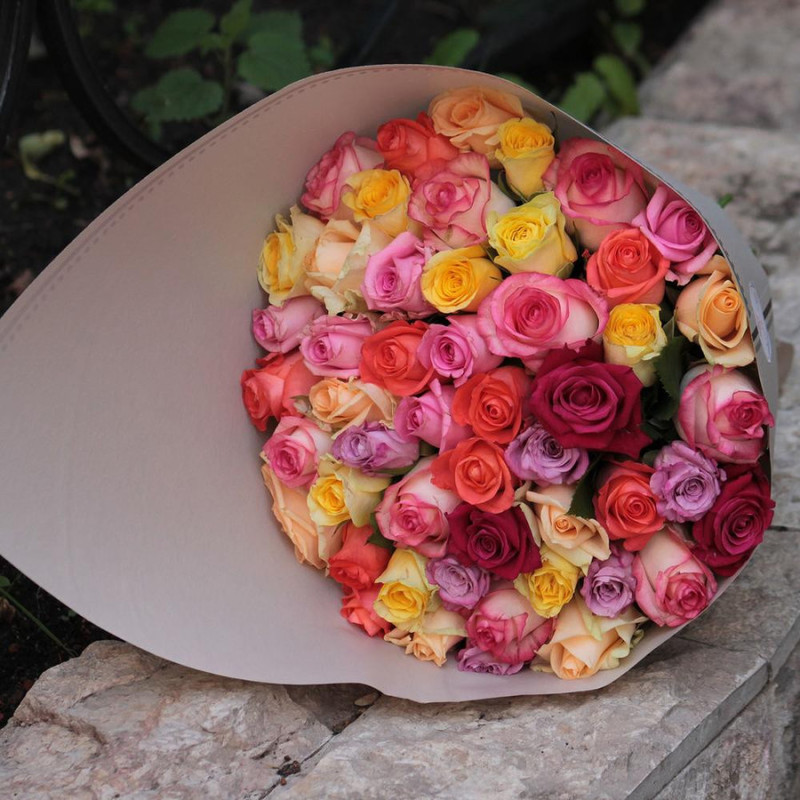 Bouquet 51 rose mix, standart