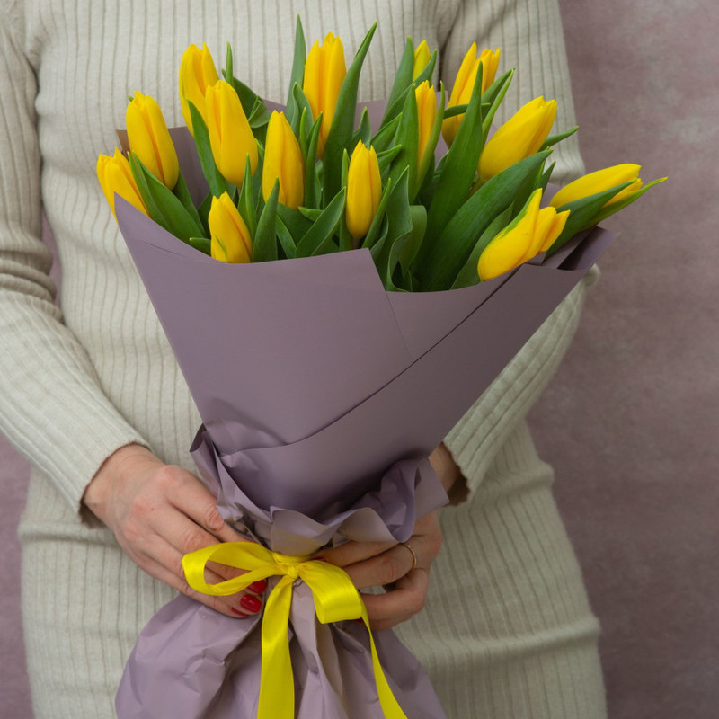 yellow tulips (15), standart