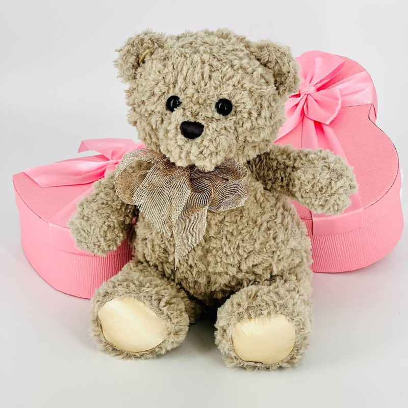 Soft toy teddy bear handmade, standart