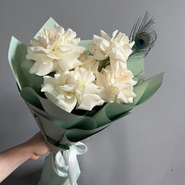 Букет из белой Французской розы