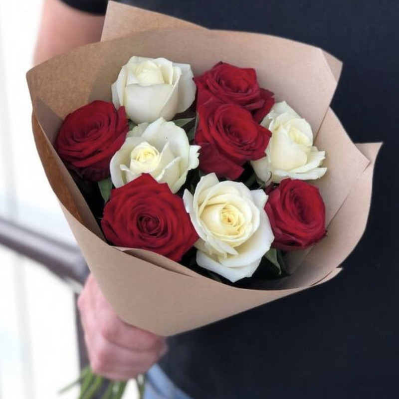 Bouquet of 9 roses, standart