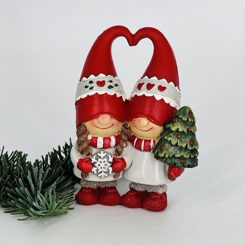 New Year's souvenir gnomes helpers of Santa Claus, standart