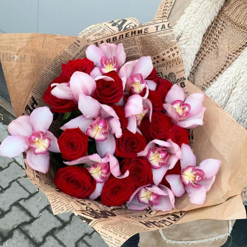 Букет «Королевская орхидея», стандартный
