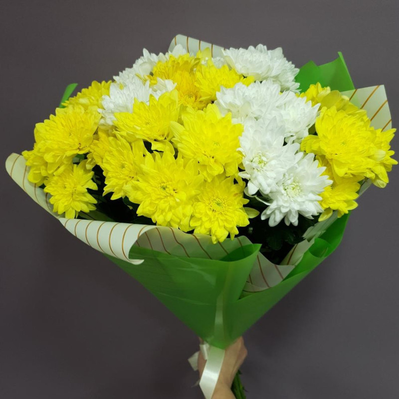 Bouquet "These 9 chrysanthemums", standart
