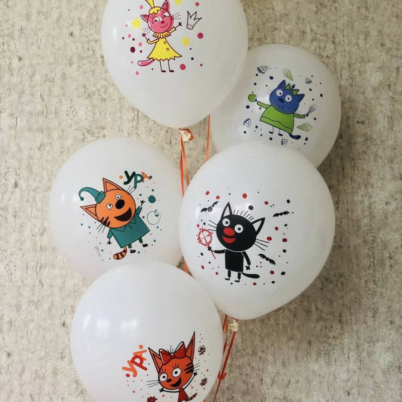Balloons three cats, standart