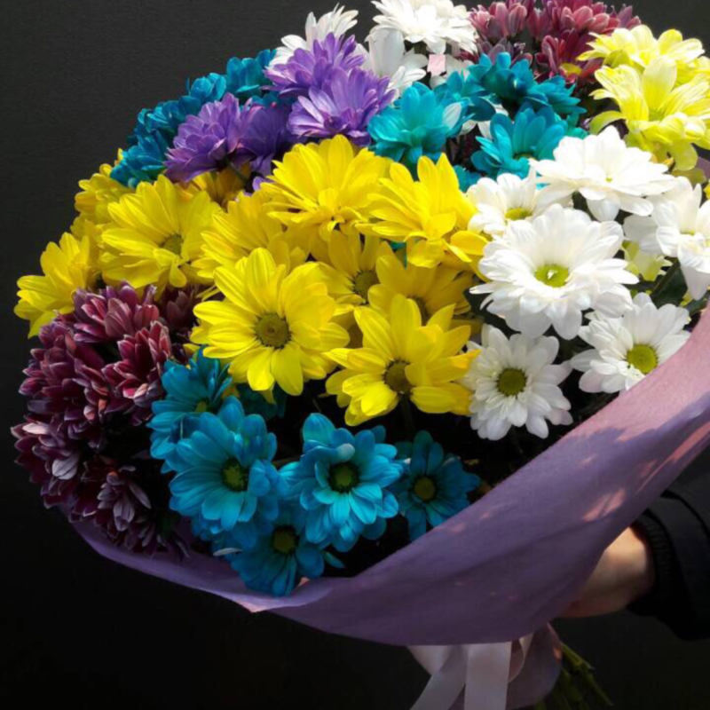 Bright Bouquet of Chrysanthemums, standart