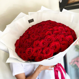Букет из 101 розы «Для любимой»