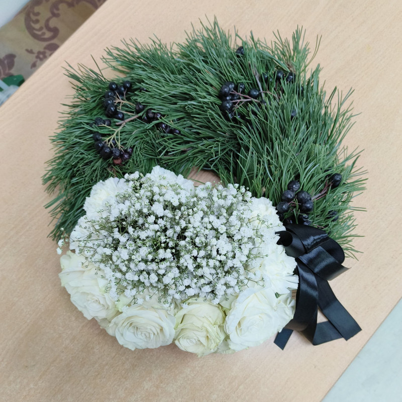 Funeral wreath, standart