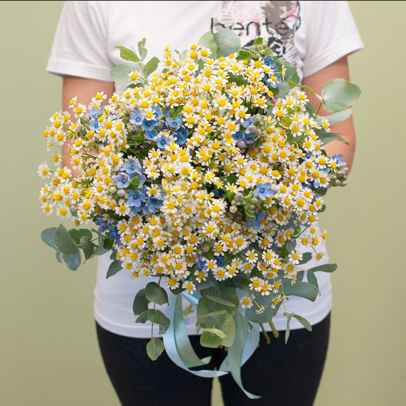 Bouquet of flowers "Forget-me-not daisies", standart