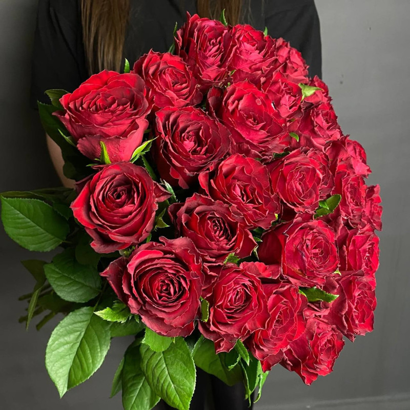 25 red roses, standart