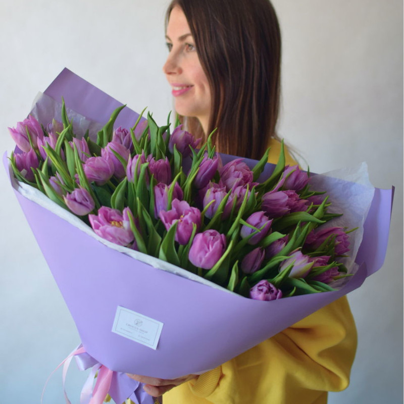 Bouquet XXL of chic peony tulips, standart