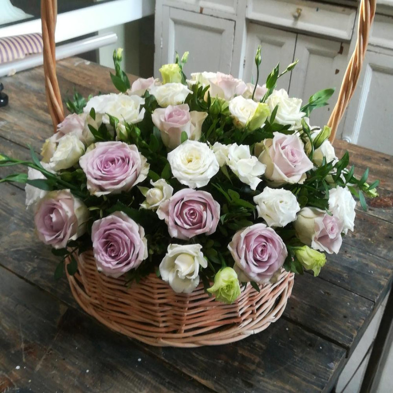 Basket of flowers, standart