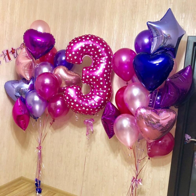 birthday balloons, standart