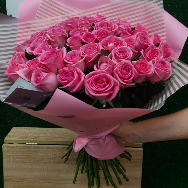51 pink rose, standart