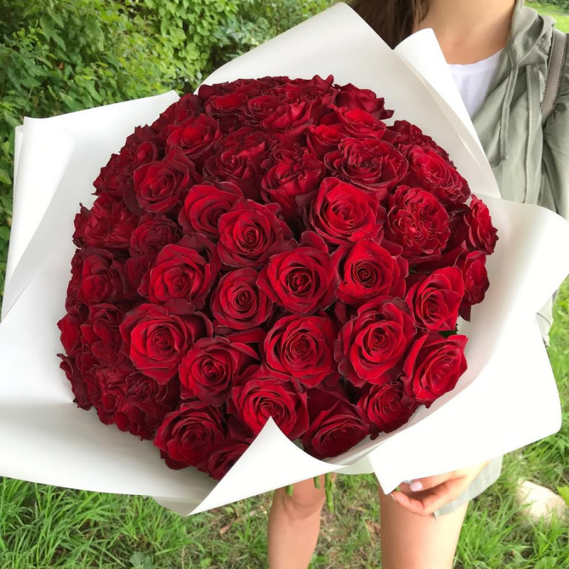 Bouquet of 55 roses, standart