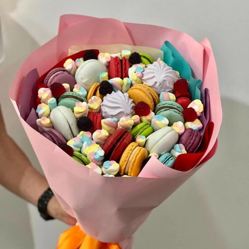 Bouquet of marshmallows and macaroons, standart