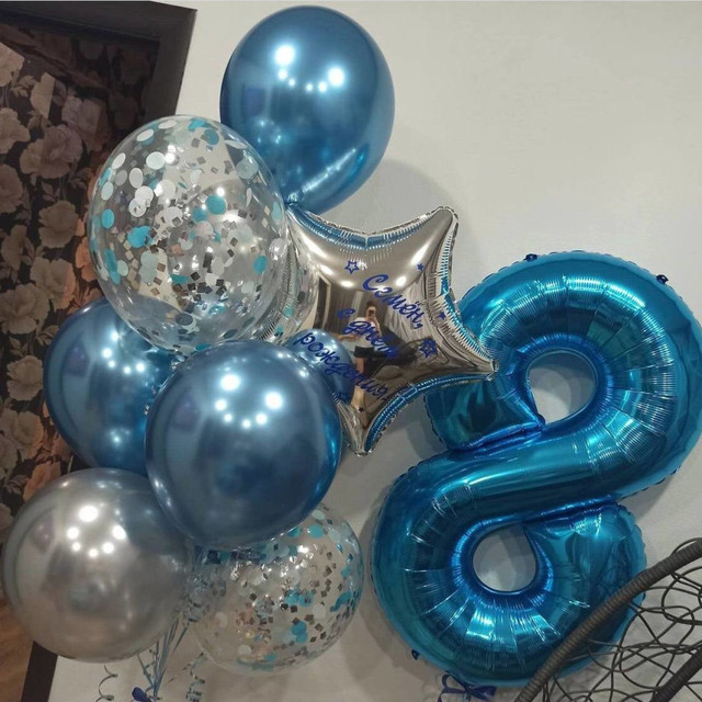 Воздушные шары на день рождения, стандартный