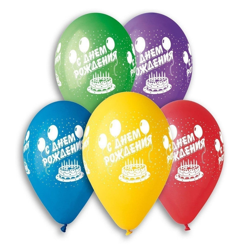happy birthday balloon, standart