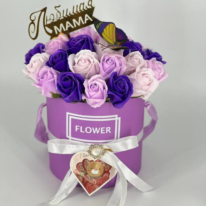 Gift for Mother's Day bouquet of soap roses, standart