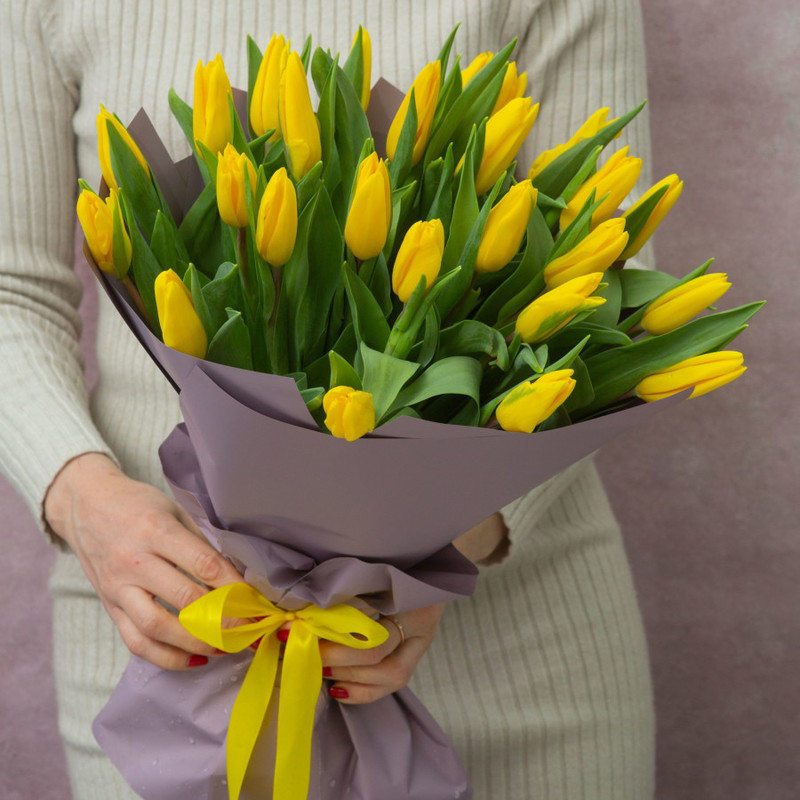 yellow tulips (25), standart