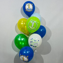 Balloons for 1 year for a boy