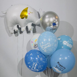 Воздушные шары на рождение сына со слонёнком