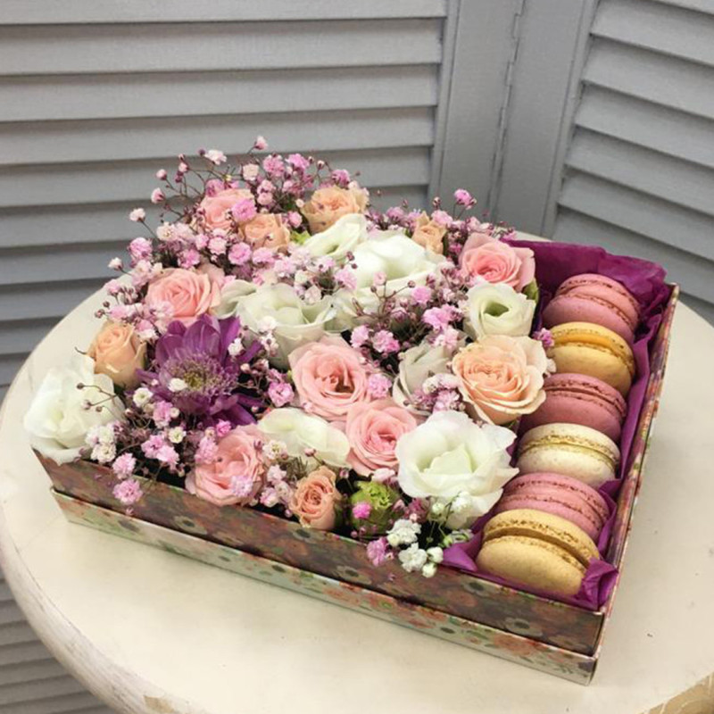 Flowers and sweets "My surprise!", standart