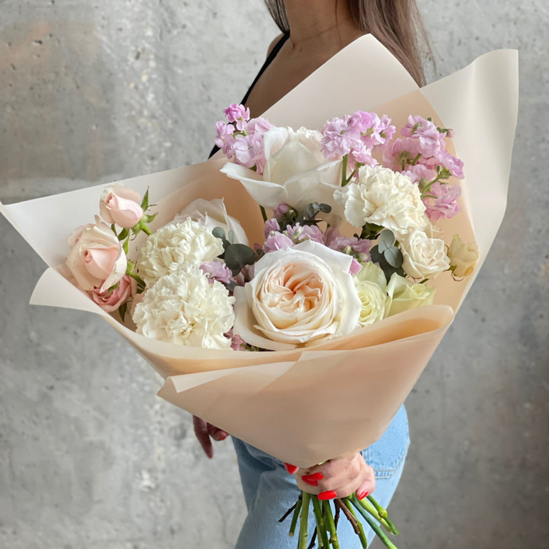 Bouquet of fragrant flowers, standart