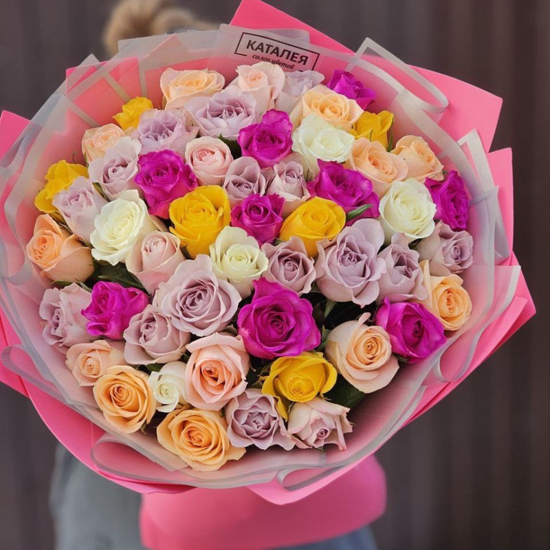 bouquet with mix roses, standart
