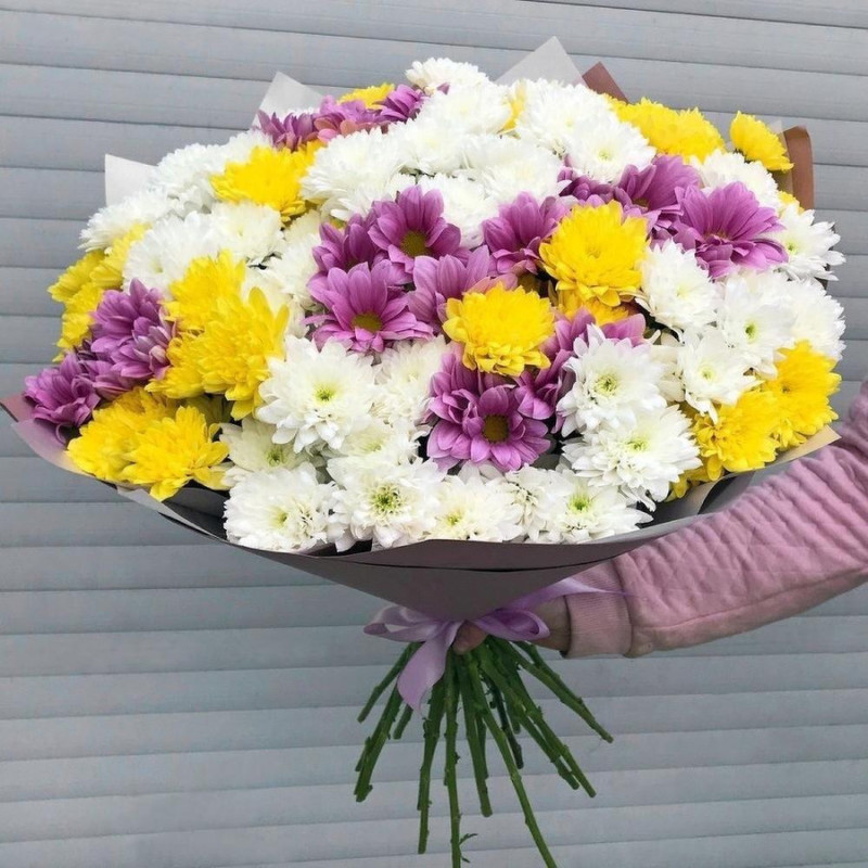 Bouquet of 17 spray chrysanthemums, standart