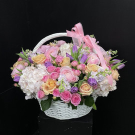 Flower basket "Tenderness"