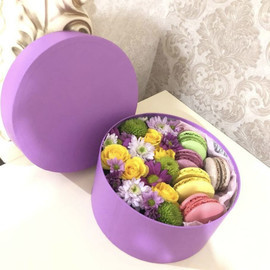 Flower box with pasta