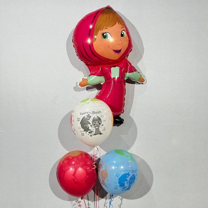 A set of balloons for a girl's birthday, standart