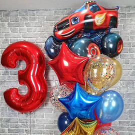 Воздушные шары на день рождения мальчика Вспыш