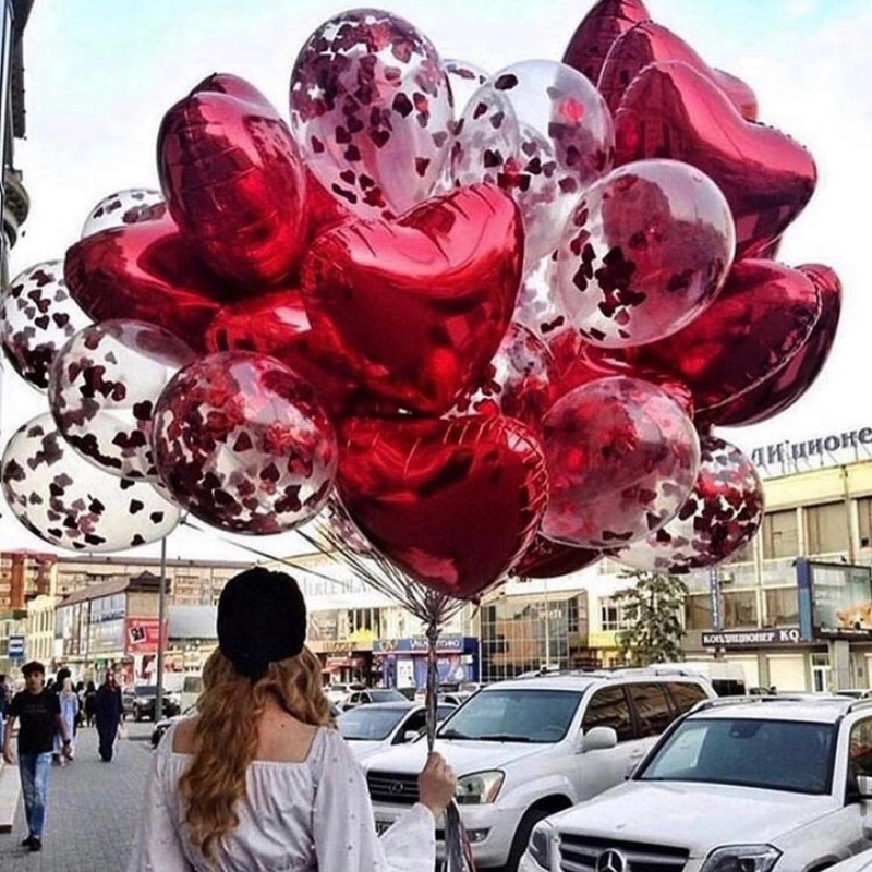 Набор шаров любимой девушке на 14 февраля, стандартный